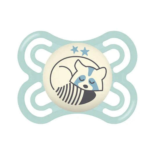 Mam Soother Perfect Night 0+ Silicone Blu, 1 pz.