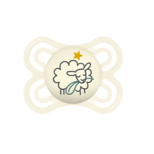 Mam Soother Perfect Night 2-6 mesi Silicone neutro, 1 pezzo