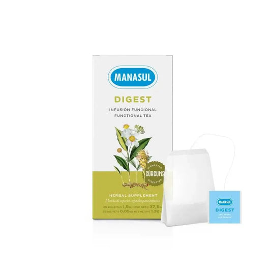 Manasul Digest Curcuma , 25 infusi