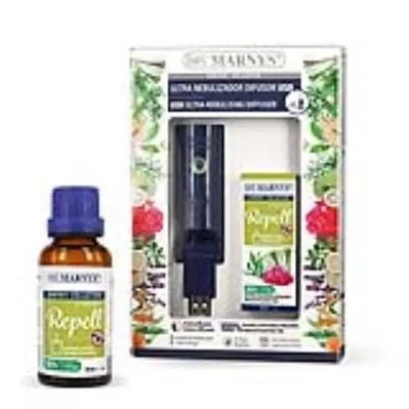 Marnys Pack Usb Ultra Nebulizador+Synergy Repell 30Ml.