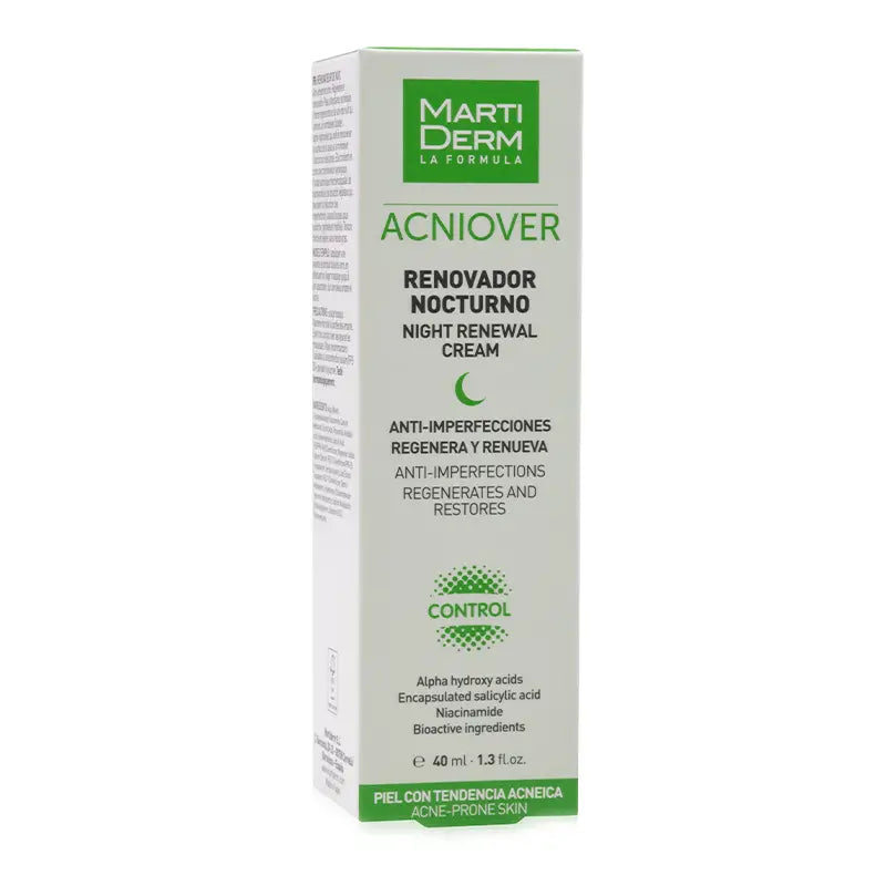 Martiderm Acniover Rinnovatore Anti-Imperfezioni Notte 40 ml