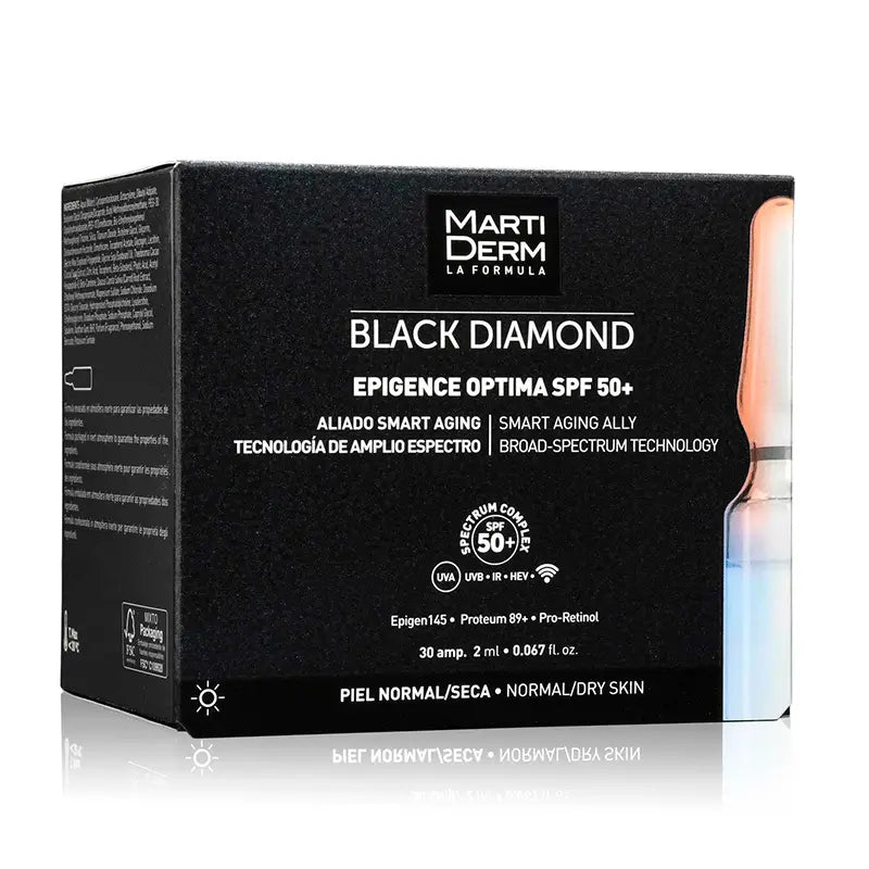 Martiderm Black Diamond Epigence Optimum SPF 50 30 fiale x 2 ml