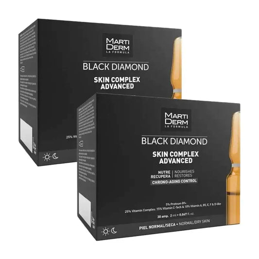 Martiderm Black Diamond Skin Complex Advanced, confezione da 2 x 30 fiale