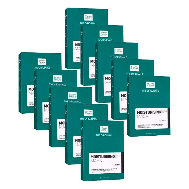 Martiderm Maschera idratante Maschera idratante intensiva, 10 X 10 unità