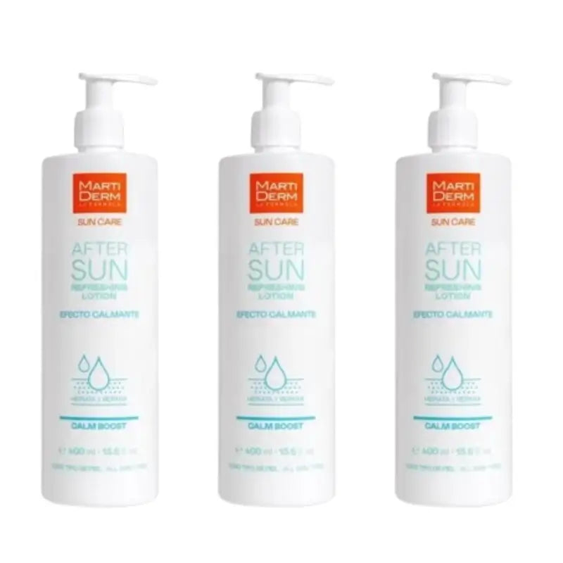 Martiderm Sun Care Lozione doposole, 3X400 Ml