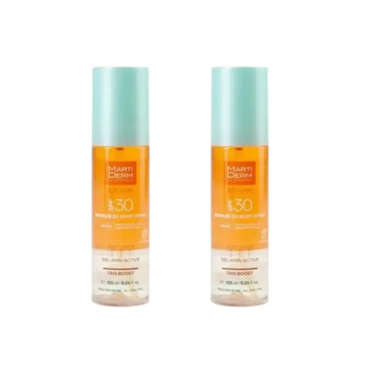 Martiderm Sun Care Spf30 Spray Corpo Bronzato, 2X155 Ml