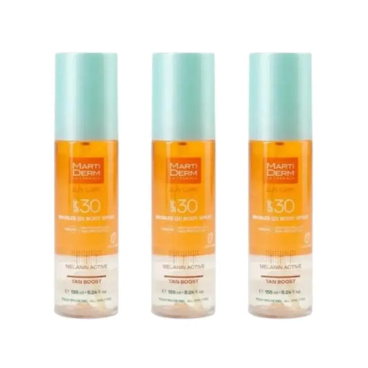 Martiderm Sun Care Spf30 Spray Corpo Bronzato, 3X155 Ml