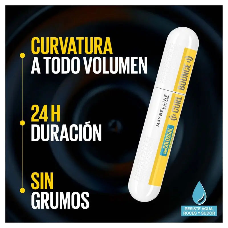 Maybelline New York Colossal Curl Bounce Mascara Impermeabile 24h