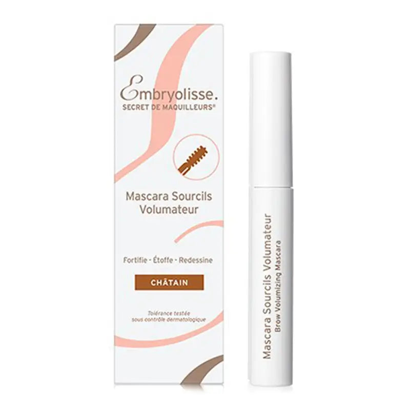 Embryolisse Mascara Sourcils Volumateur Châtain , 5 ml