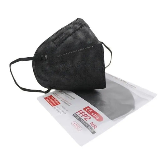 Ffp2 Maschera nera con certificato Ce 100 unità