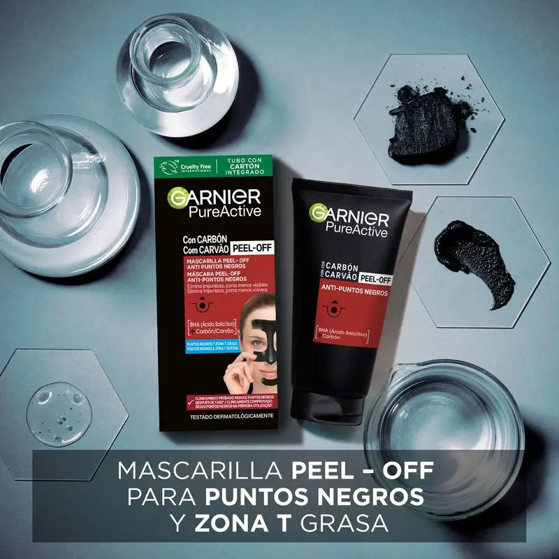 Maschera anti-capelli neri Peel Off libera i pori e rimuove le impurità