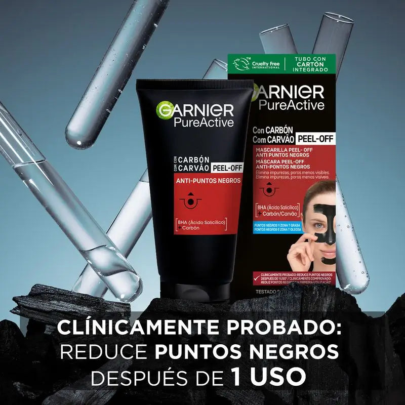 Maschera anti-capelli neri Peel Off libera i pori e rimuove le impurità