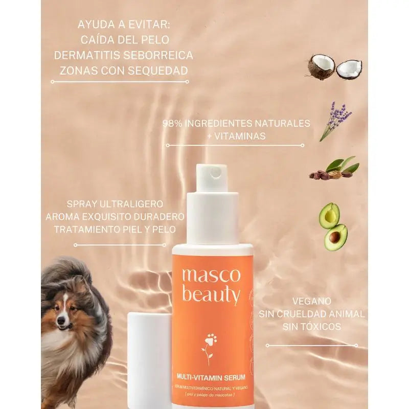 Siero multivitaminico di bellezza Masco per cani, 50ml