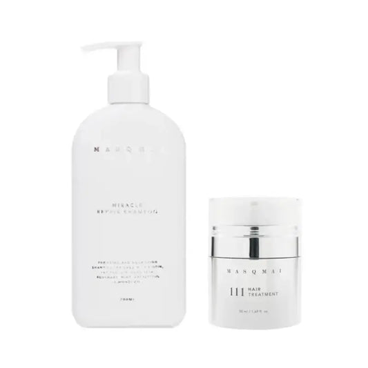 Masqmai Miracle Repair Shampoo, 200 ml + Masqmai 111 Trattamento Capelli, 50 ml