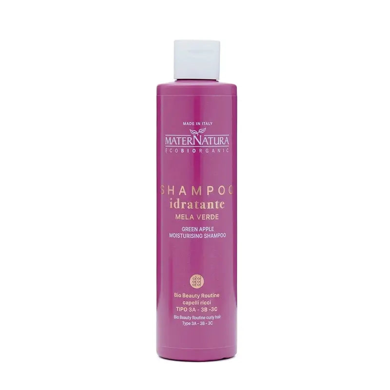Maternatura Shampoo per capelli ricci alla mela, 250 ml