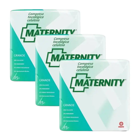 Cuscinetto di cellulosa Tocologic Maternity , 3 x 25 unità