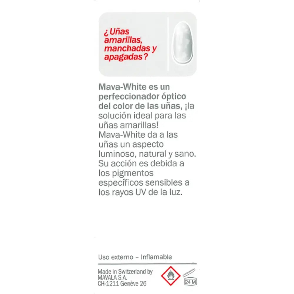 Sbiancante per unghie Mavala Mava-White