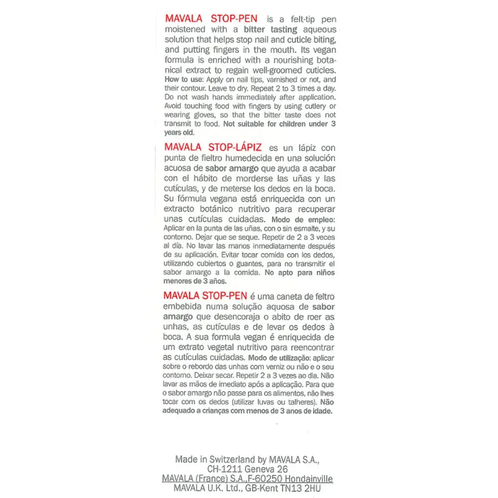 Mavala Stop Pencil 4,4 ml