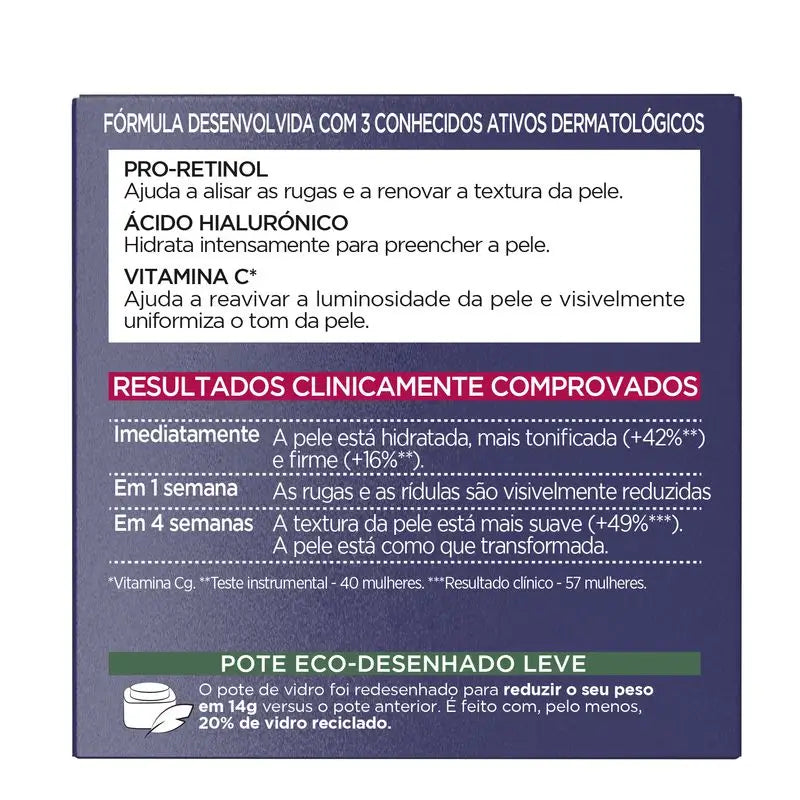 L'Oréal Paris Revitalift Laser Crema Notte Anti-Età Tripla Azione, Anti-Rughe e Multi-Correzione, 50 ml