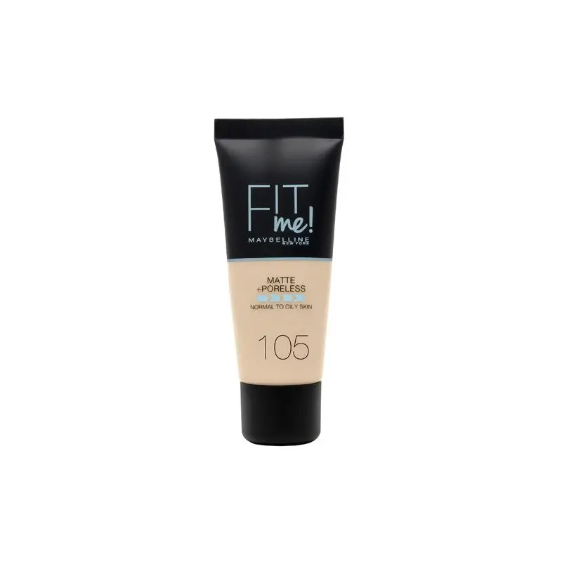 Maybelline New York Fit Me Matte and Pore Refinement Foundation: per pelli da normali a grasse, tonalità 120 Classic Ivory, 30ml