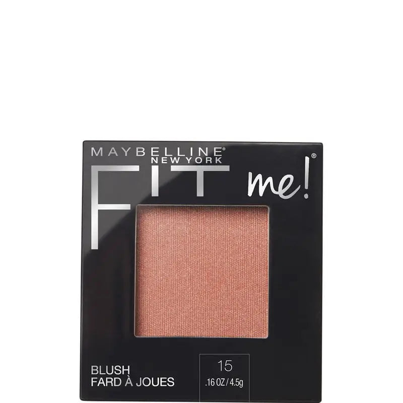 Maybelline New York Matte Powder Blush Fit Me Blush Shade 15 Nude Per tutti i tipi di pelle. - 5Gr