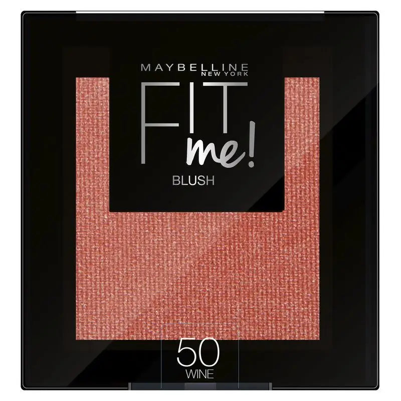 Maybelline New York Matte Powder Blush Fit Me Blush Shade 50 Wine Per tutti i tipi di pelle. - 5Gr