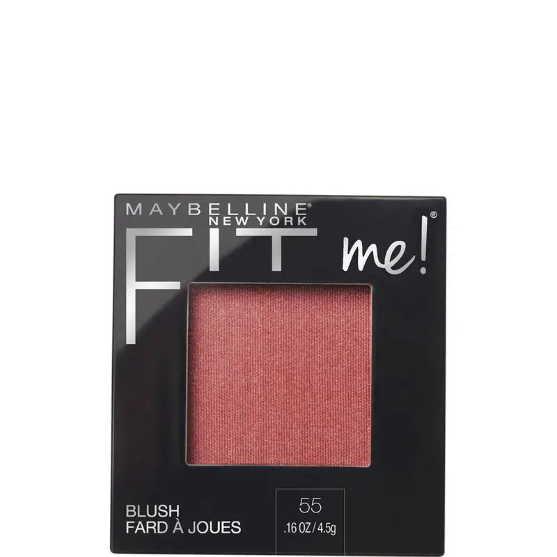 Maybelline New York Matte Powder Blush Fit Me Blush Shade 55 Berry Per tutti i tipi di pelle. - 5Gr