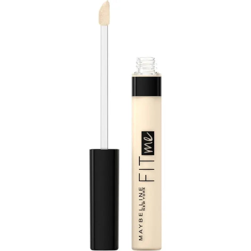 Maybelline New York Fit Me Correttore per occhiaie e imperfezioni tonalità 05 Avorio Finitura Naturale Pelle Molto Chiara, 6,8ML
