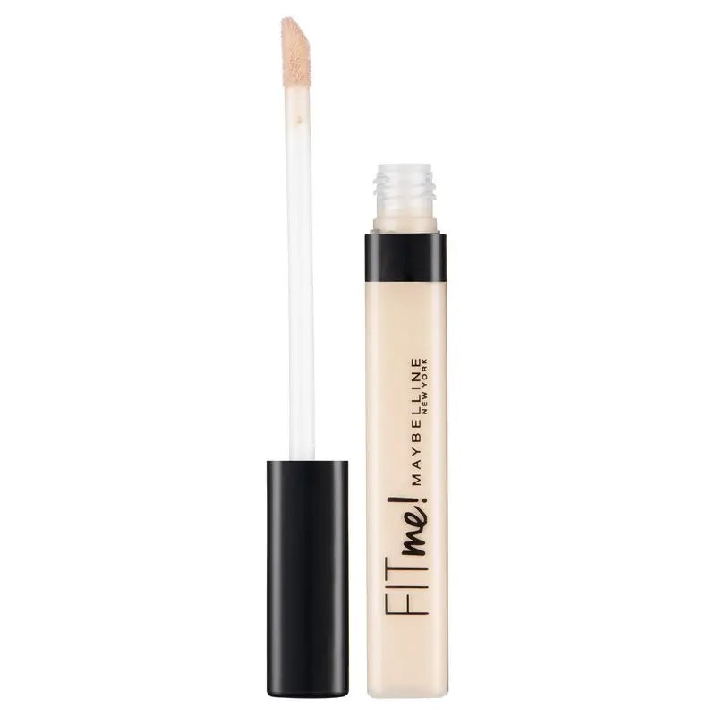 Maybelline New York Fit Me Correttore per occhiaie e imperfezioni tonalità 05 Avorio Finitura Naturale Pelle Molto Chiara, 6,8ML