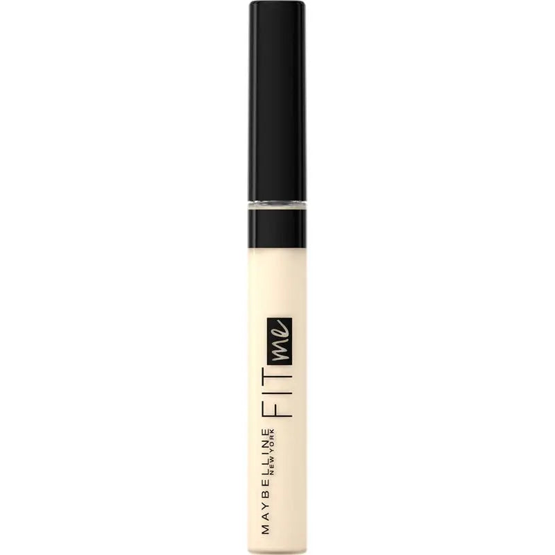 Maybelline New York Fit Me Correttore per occhiaie e imperfezioni tonalità 05 Avorio Finitura Naturale Pelle Molto Chiara, 6,8ML