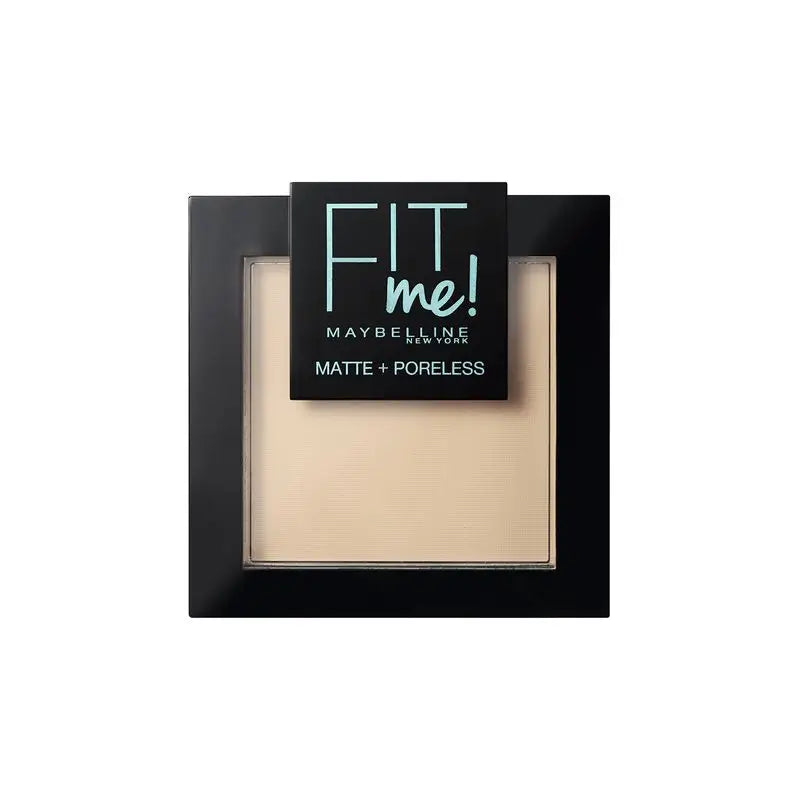 Maybelline New York Fit Me Matte & Refine Polvere opacizzante Ombra 105 Avorio Naturale Pelle molto chiara. - 9Gr