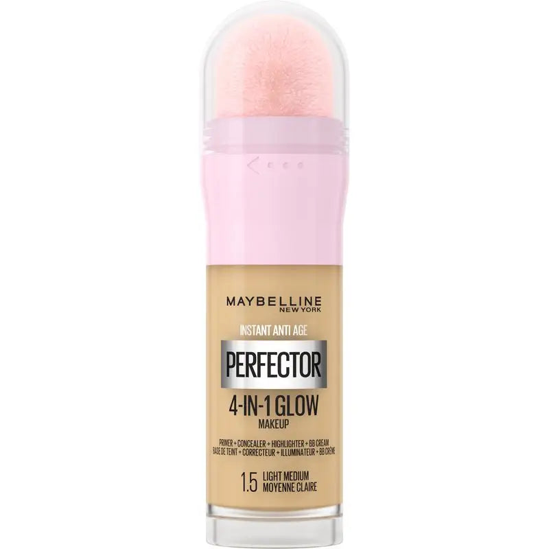 Maybelline New York Instant Perfector Glow 4 In 1 Highlighting Concealer. Tonalità 1.5 Luce Media