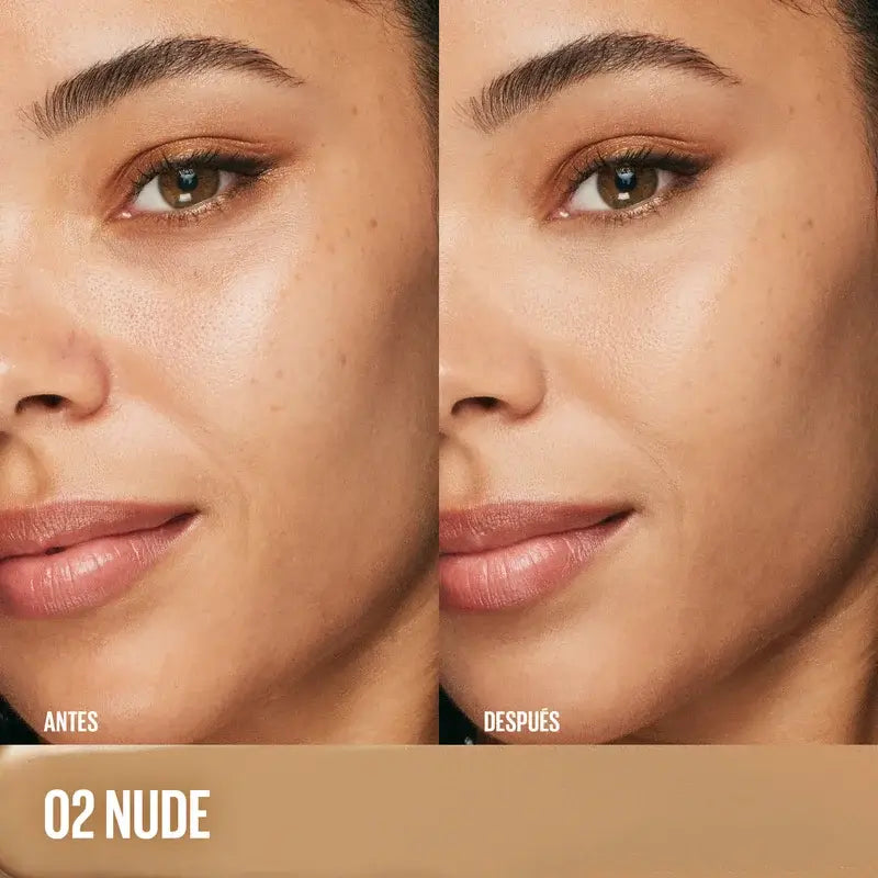 Maybelline New York Multi-Purpose Moisturising Concealer Eraser, tonalità 02 Nude