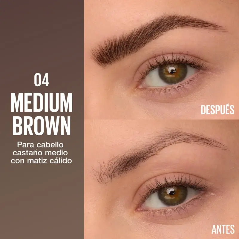 Maybelline New York Brow Insert Brow Pencil, Marrone medio, 1,25 ml