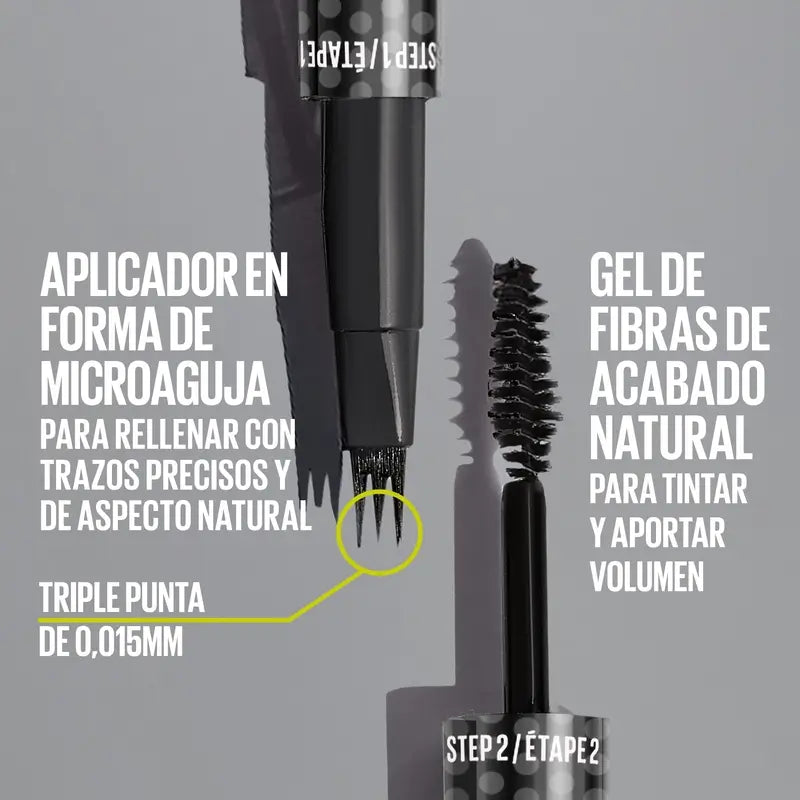 Maybelline New York Brow Insert Brow Pencil, Marrone medio, 1,25 ml