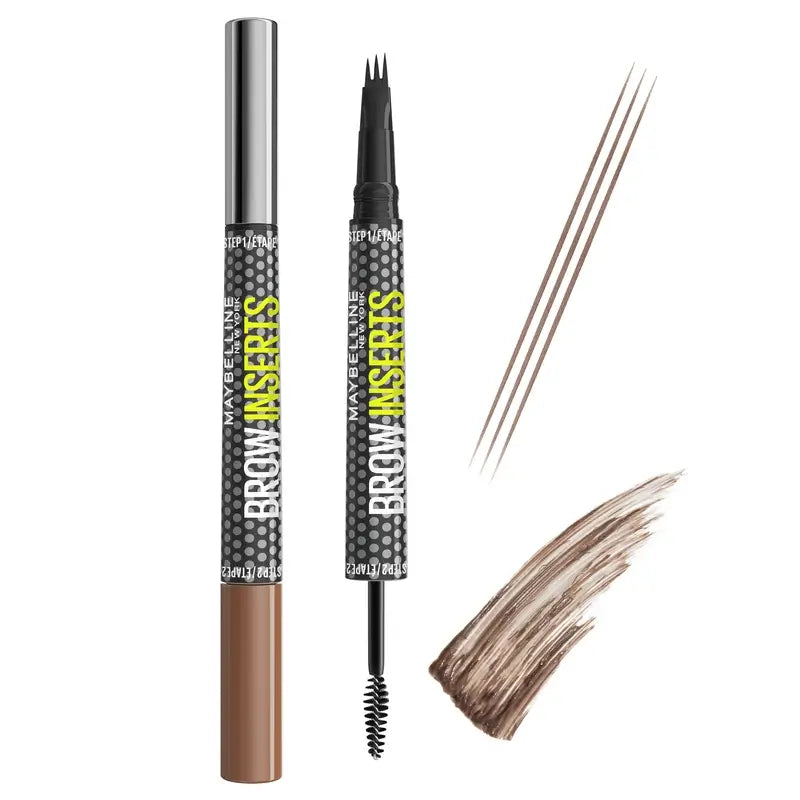 Maybelline New York Brow Insert Matita per sopracciglia, Marrone tenue, 1,25 ml
