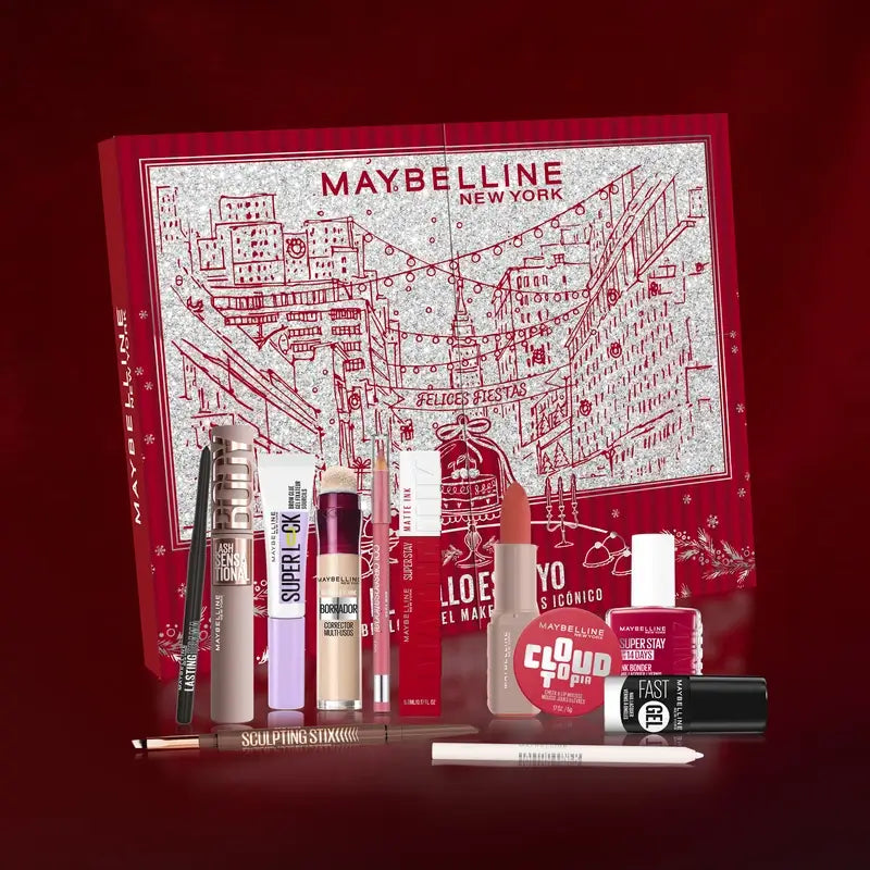 Calendario dell'Avvento Maybelline, 12 prodotti
