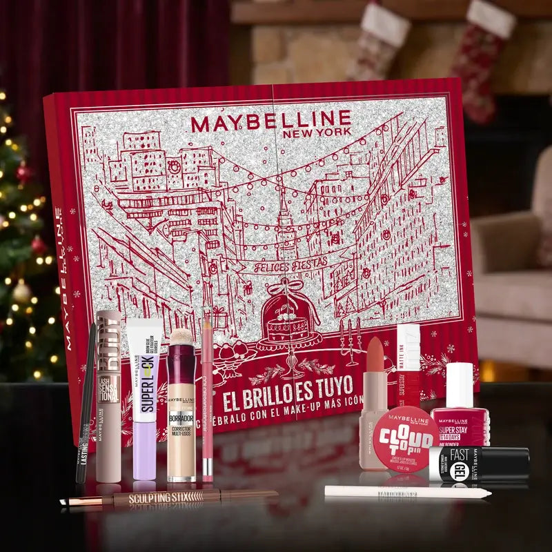 Calendario dell'Avvento Maybelline, 12 prodotti