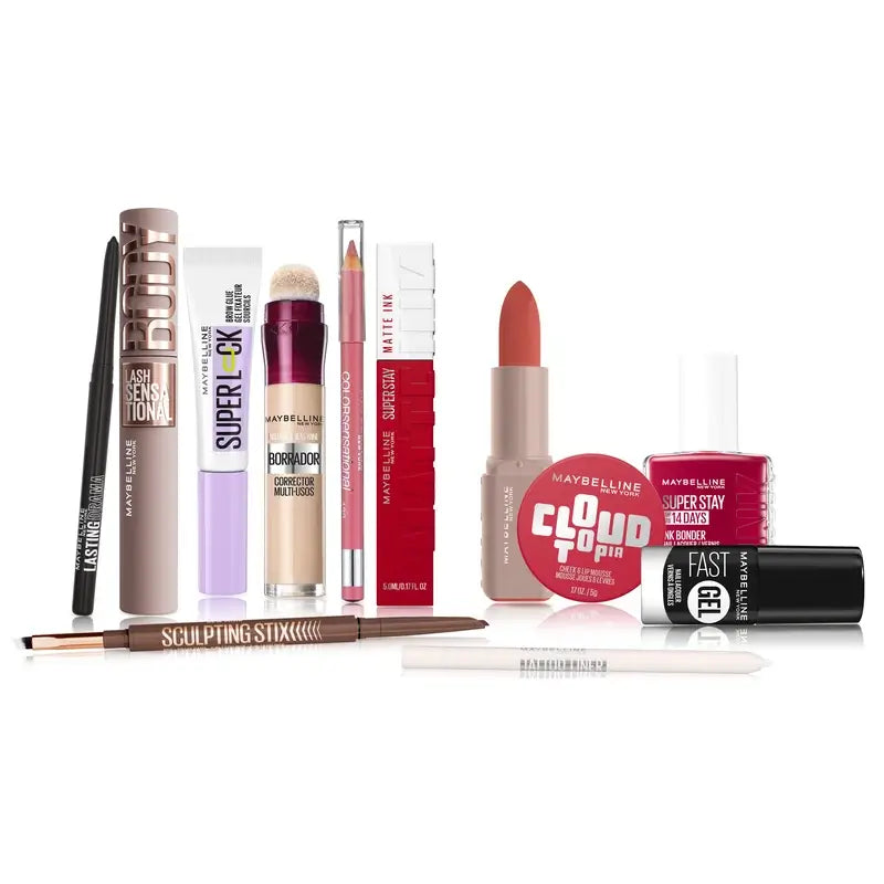 Calendario dell'Avvento Maybelline, 12 prodotti