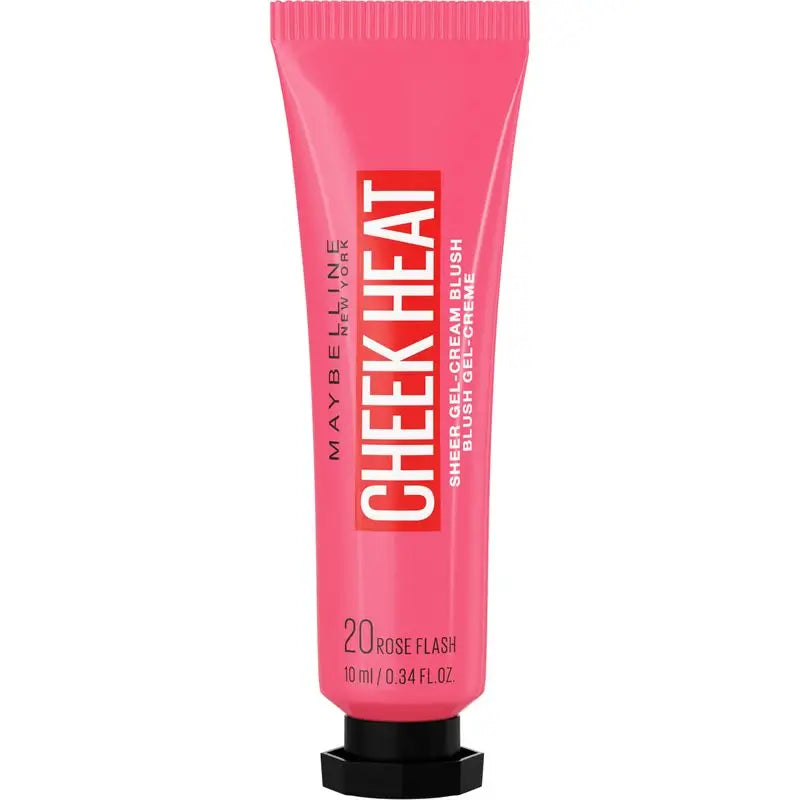 Maybelline New York Cheek Heat All-In-1 Blush Crema Fard 20 Rose Flash