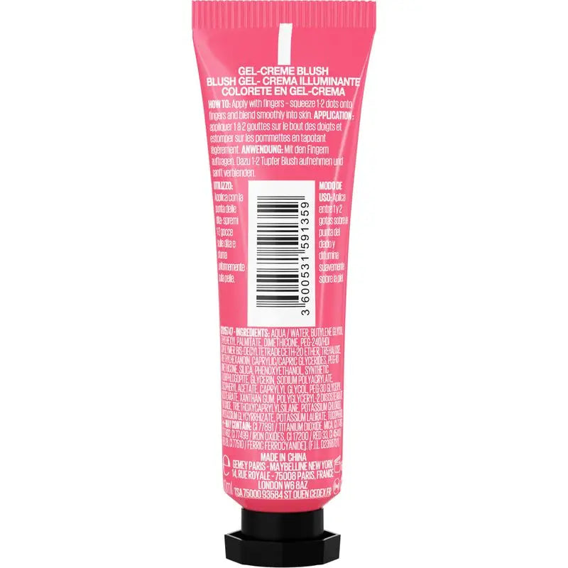 Maybelline New York Cheek Heat All-In-1 Blush Crema Fard 20 Rose Flash