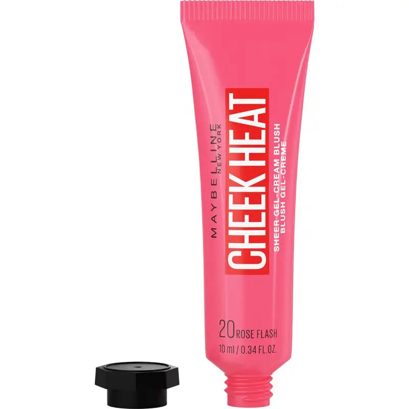 Maybelline New York Cheek Heat All-In-1 Blush Crema Fard 20 Rose Flash