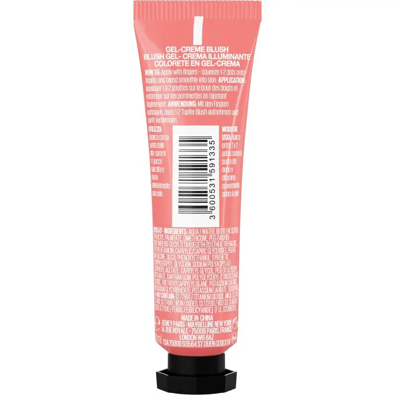 Maybelline New York Cheek Heat All-In-1 Blush Crema Fard 30 Coral Ember