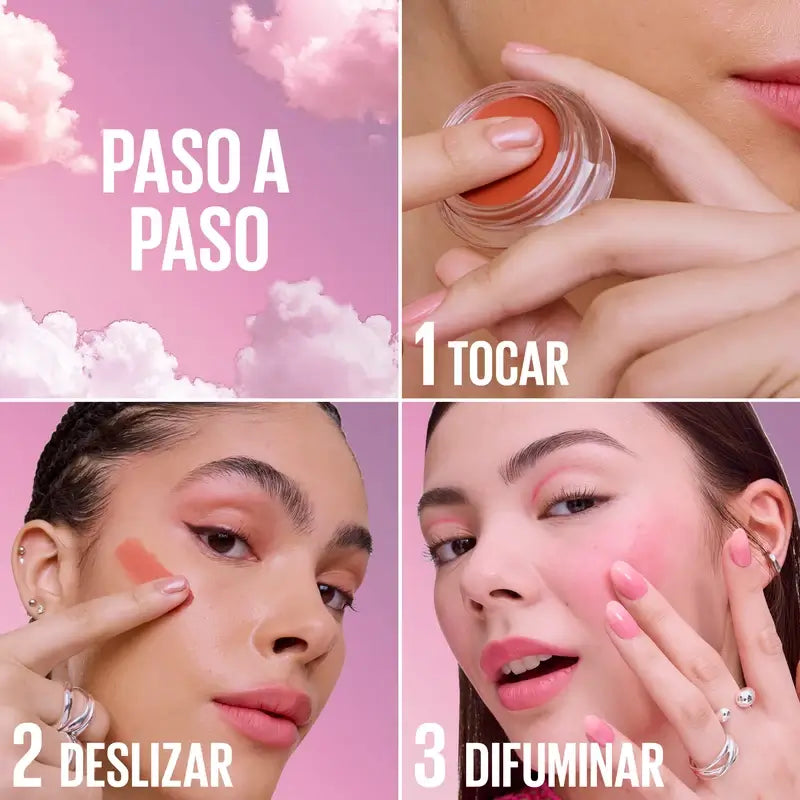 Maybelline New York Cloudtopia Fard liquido opaco, tonalità 95 Pink Cloud, 4,75 ml