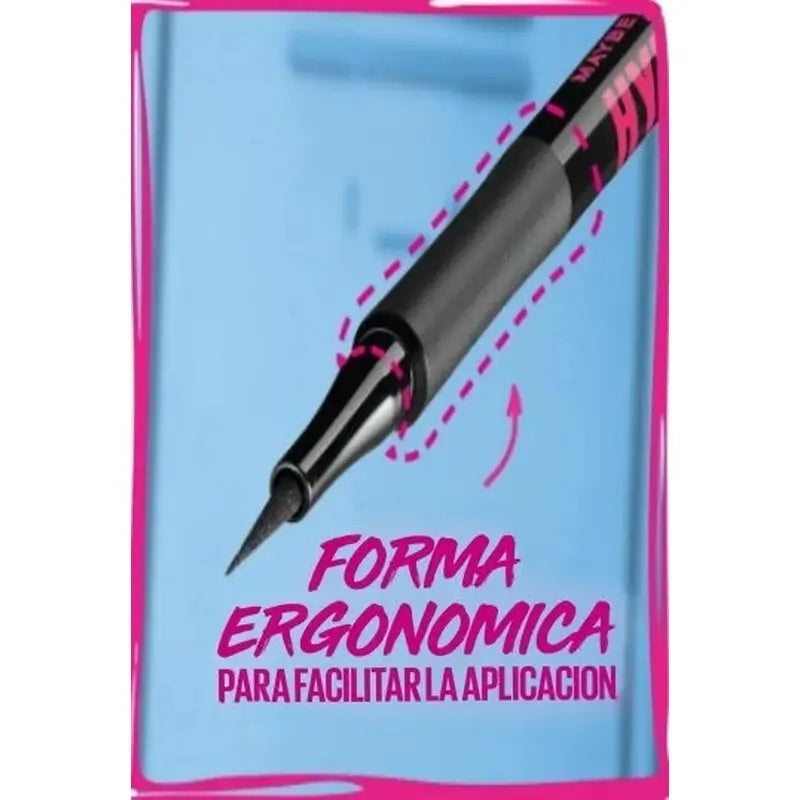 Maybelline New York Hyper Precise Eyeliner Precise Long Lasting Waterproof Nero Opaco