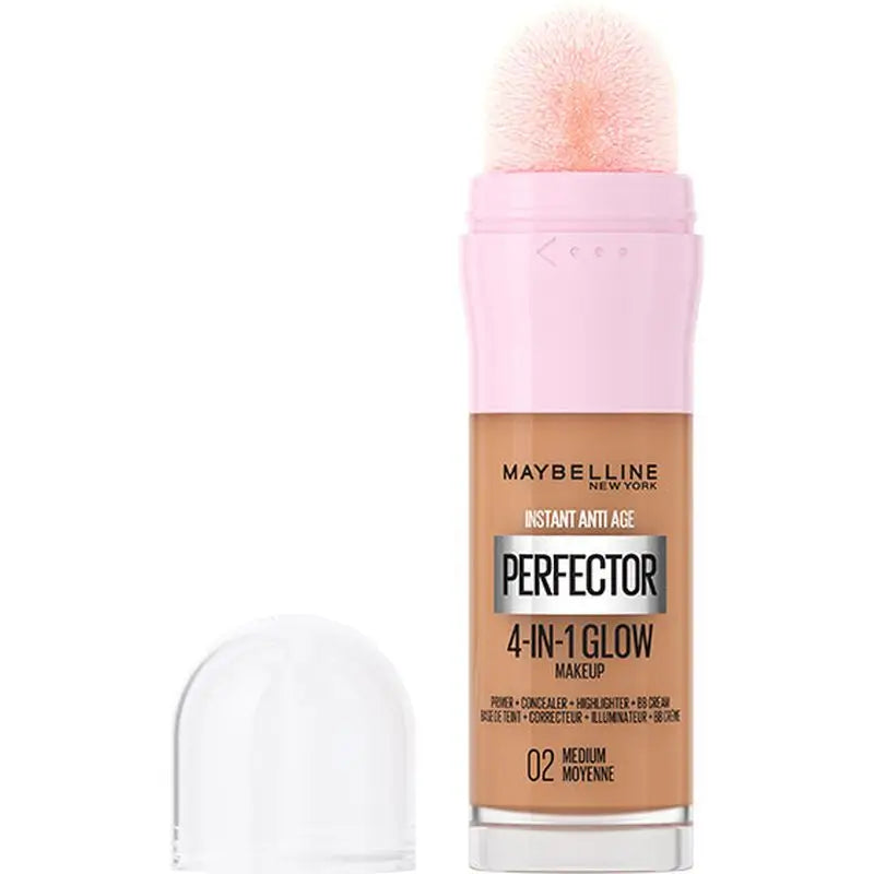 Maybelline New York Instant Perfector Glow 4-In-1, Il bagliore che si indossa come si vuole, tonalità 02 Medio Profondo