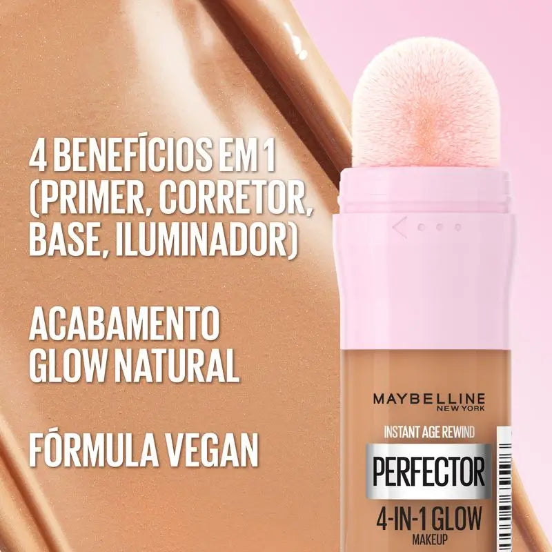 Maybelline New York Instant Perfector Glow 4-In-1, Il bagliore che si indossa come si vuole, tonalità 03 Medio Profondo