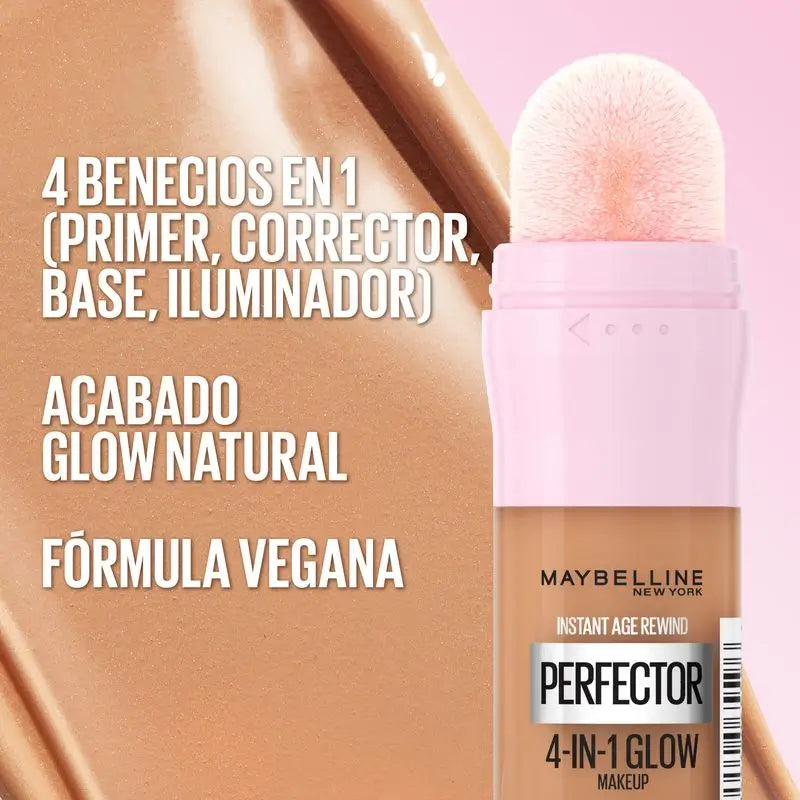 Maybelline New York Instant Perfector Glow 4-In-1, Il bagliore che si indossa come si vuole, tonalità 0.5 Fair Light Cool