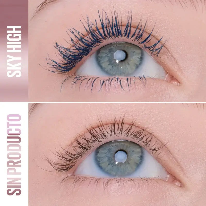 Maybelline New York Lash Sensational, mascara impermeabile Sky High, blu navy, 1 pz.