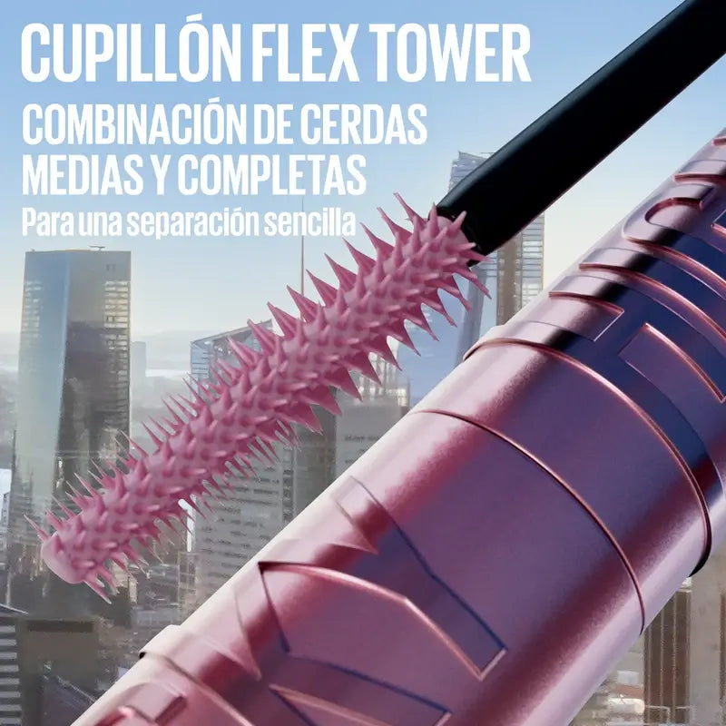 Maybelline New York Lash Sensational, mascara impermeabile Sky High, blu navy, 1 pz.